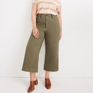 Madewell Emmett Wide-Leg Crop Pants